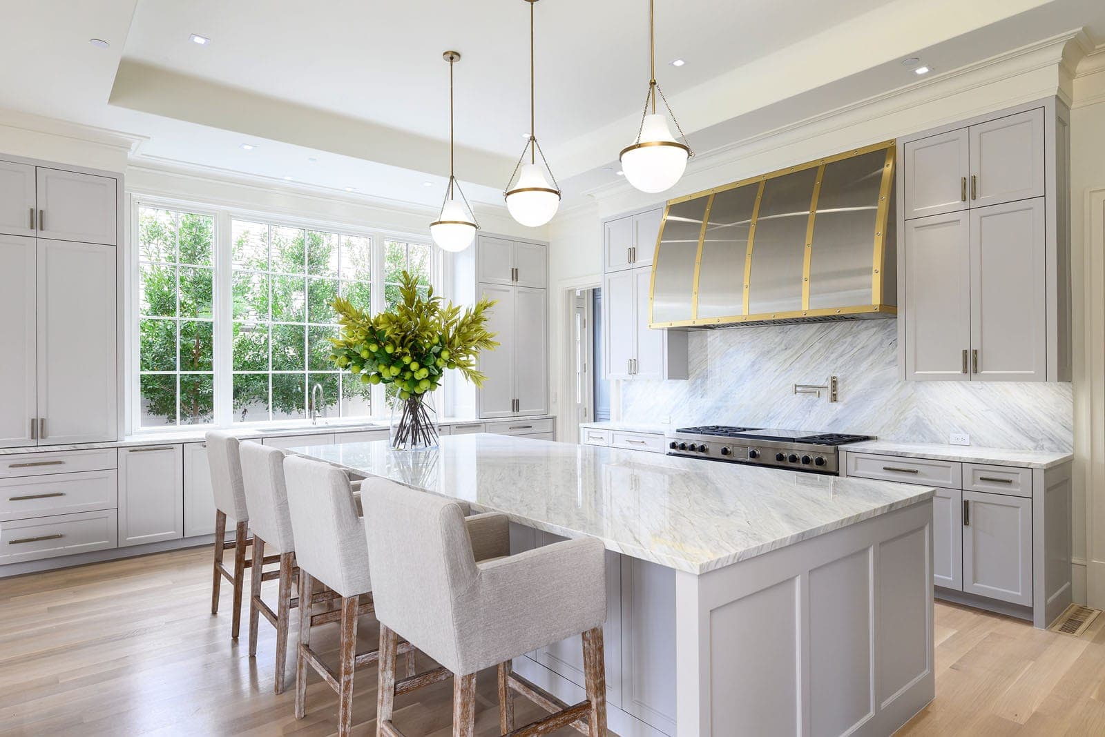 Calacatta Manhattan marble kitchen